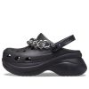 Crocs (WMNS) Classic Clog Retro Sandalen Zwart Zilver 206662-067