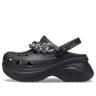 Crocs (WMNS) Classic Clog Retro Sandalen Zwart Zilver 206662-067