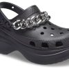 Crocs (WMNS) Classic Clog Retro Sandalen Zwart Zilver 206662-067
