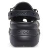 Crocs (WMNS) Classic Clog Retro Sandalen Zwart Zilver 206662-067