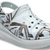 Crocs (WMNS) Classic Crush Disco Clog “Clear Blue” 208121-0ZT