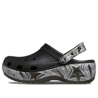 Crocs (WMNS) Classic Crush Disco Clog “Zwart” 208123-0C4