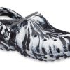 Crocs (WMNS) Classic Lined Clog Outdoor Sandalen “Marbled White Black” 207180-103