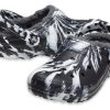 Crocs (WMNS) Classic Lined Clog Outdoor Sandalen “Marbled White Black” 207180-103