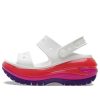 Crocs (WMNS) Classic Mega Crush Sandaal “Wit Rood Paars” 207989-94S