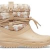 Crocs (WMNS) Classic Neo Puff Luxe Boots “Beige Wit” 207312-2E9