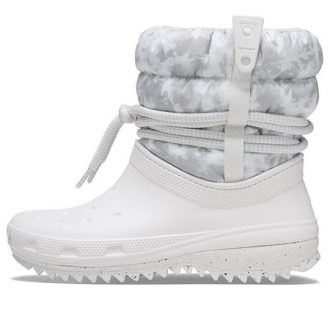 Crocs (WMNS) Classic Neo Puff Luxe Boots “Wit Grijs” 207312-1CR