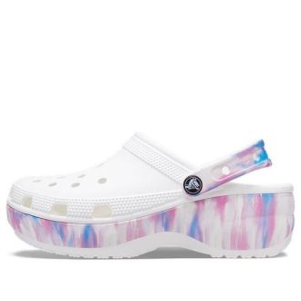 Crocs (WMNS) Classic Platform Dream Clog “Wit Paars” 207580-94S