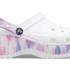 Crocs (WMNS) Classic Platform Dream Clog “Wit Paars” 207580-94S