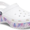 Crocs (WMNS) Classic Platform Dream Clog “Wit Paars” 207580-94S