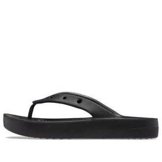 Crocs (WMNS) Classic Platform Flip “Zwart” 207714-001