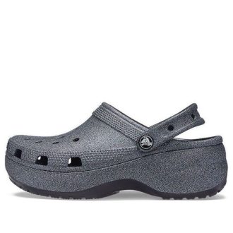 Crocs (WMNS) Classic Platform Glitter II Clog “Zwart” 207770-001
