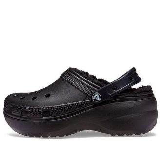 Crocs (WMNS) Classic Platform Lined Clog “Zwart” 207938-001