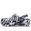 Crocs (WMNS) Classic Platform Marbled Clog “Zwart Wit” 207176-066