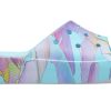 Crocs (WMNS) Classic Platform Palm Print Slide “Blauw Multi-Kleur” 208607-4NQ