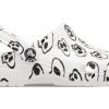 Crocs (WMNS) Classic Skull Print Clogs “Wit Zwart” 208993-103