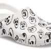 Crocs (WMNS) Classic Skull Print Clogs “Wit Zwart” 208993-103