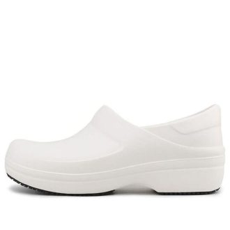 Crocs (WMNS) Cozy dikke zool witte sandalen 204045-100