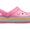 Crocs (WMNS) Crocband Beach Roze Sandalen 205889-669