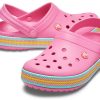 Crocs (WMNS) Crocband Beach Roze Sandalen 205889-669