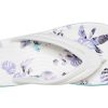 Crocs (WMNS) Crocband Flowers slippers wit 206101-1C8