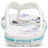 Crocs (WMNS) Crocband Flowers slippers wit 206101-1C8