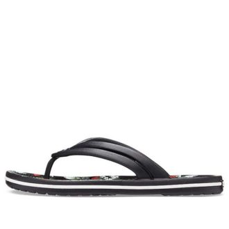 Crocs (WMNS) Crocband Flowers slippers zwart 206101-0FF