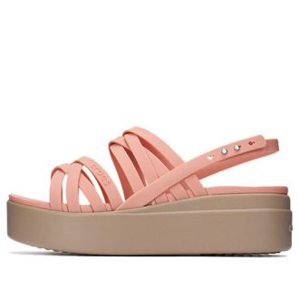 Crocs (WMNS) Dikke Zool Gezellige Mode Sport Roze Sandalen 206751-6RL
