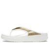 Crocs (WMNS) Dikke Zool Witgouden Pantoffels “White Gold” 206919-100