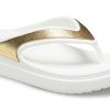 Crocs (WMNS) Dikke Zool Witgouden Pantoffels “White Gold” 206919-100