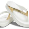 Crocs (WMNS) Dikke Zool Witgouden Pantoffels “White Gold” 206919-100