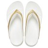 Crocs (WMNS) Dikke Zool Witgouden Pantoffels “White Gold” 206919-100