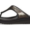 Crocs (WMNS) Dikke Zool Zwarte Koperen Slippers 205604-0FG