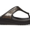 Crocs (WMNS) Dikke Zool Zwarte Koperen Slippers 205604-0FG