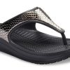 Crocs (WMNS) Dikke Zool Zwarte Koperen Slippers 205604-0FG