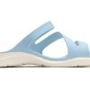 Crocs (WMNS) Flat Heel Sportsloffen Blauw 203998-4JQ