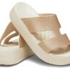 Crocs (WMNS) Getaway Platform H-Strap Sandalen “Wit Bruin” 209667-160