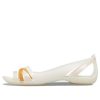 Crocs (WMNS) II Flat White Orange Sandalen 204912-12U