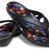 Crocs (WMNS) Kadee 2 Printed Flip Minimalistic Casual Flip-Flops Zwart 206866-001