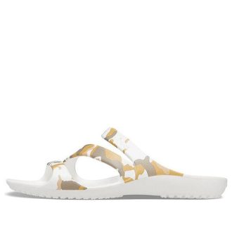 Crocs (WMNS) Kadee Casual Sandalen Camouflage Wit 206894-960