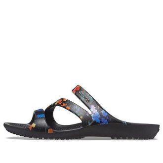 Crocs (WMNS) Kadee Casual Sandalen Tie Dye Zwart 206894-001