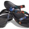 Crocs (WMNS) Kadee Casual Sandalen Tie Dye Zwart 206894-001