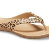 Crocs (WMNS) Kadee ll Leopard Print Flip-Flops Bruin 206398-98R