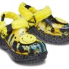 Crocs (WMNS) Klassieke klomp Smiling Face Stijlvolle platte sportschoenen in geel 207271-90H