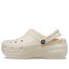 Crocs (WMNS) Klassieke platform gevoerde klomp “Bone” 207938-2Y2