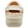 Crocs (WMNS) Klassieke platform gevoerde klomp “Bone” 207938-2Y2