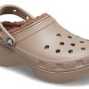 Crocs (WMNS) Klassieke platform gevoerde klompen “Mushroom” 207938-195