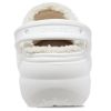 Crocs (WMNS) Klassieke platform gevoerde klompen “Wit” 207938-100