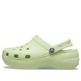 Crocs (WMNS) Klassieke platformklomp “Celery” 206750-335