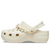 Crocs (WMNS) Klassieke platformklompen met ketting “Bone” 209022-2Y2